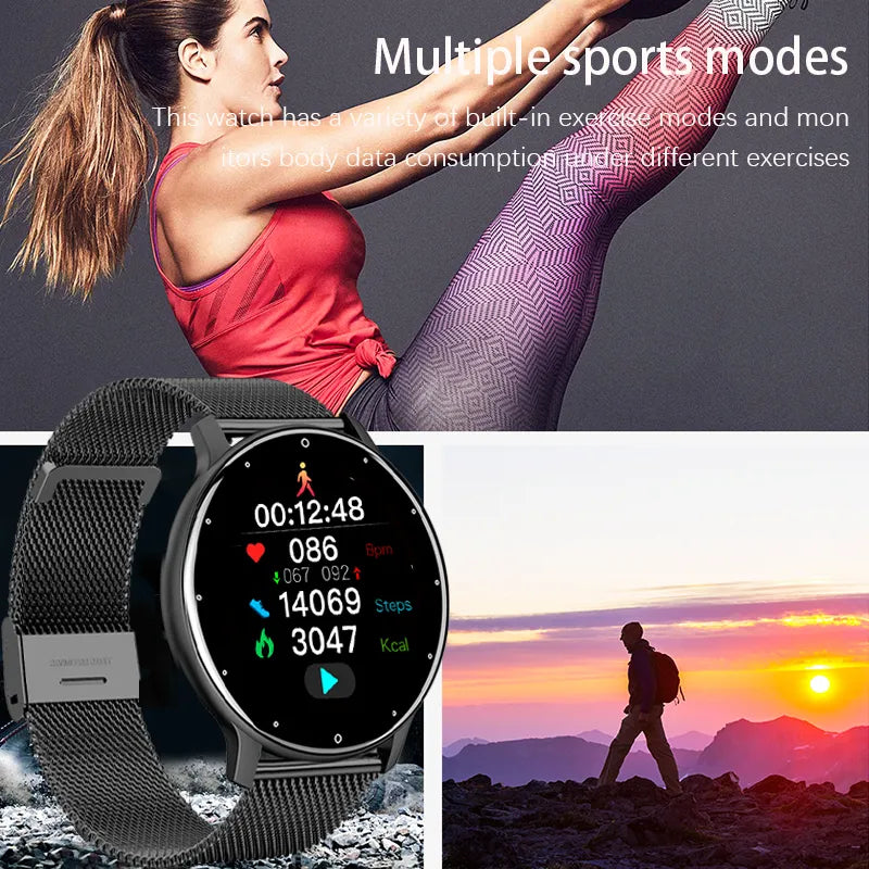 Smart watch Ladies Full touch Screen Sports Fitness