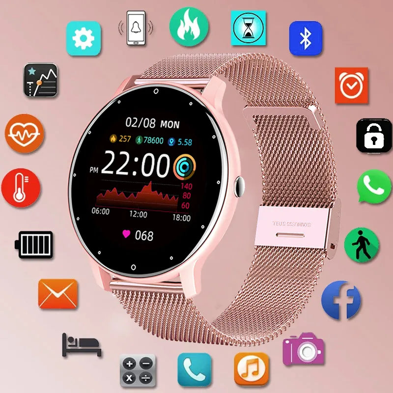 Smart watch Ladies Full touch Screen Sports Fitness